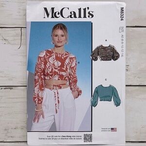 ⭐️5 for $28⭐️ NEW McCall’s M8324 Women’s Sewing Patterns UNCUT